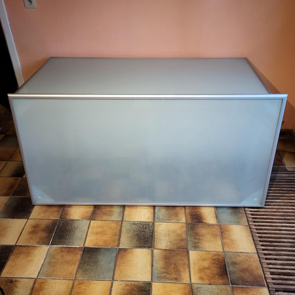 Glazen blad bureau / tafel, Huis en Inrichting, Bureaus, Ophalen