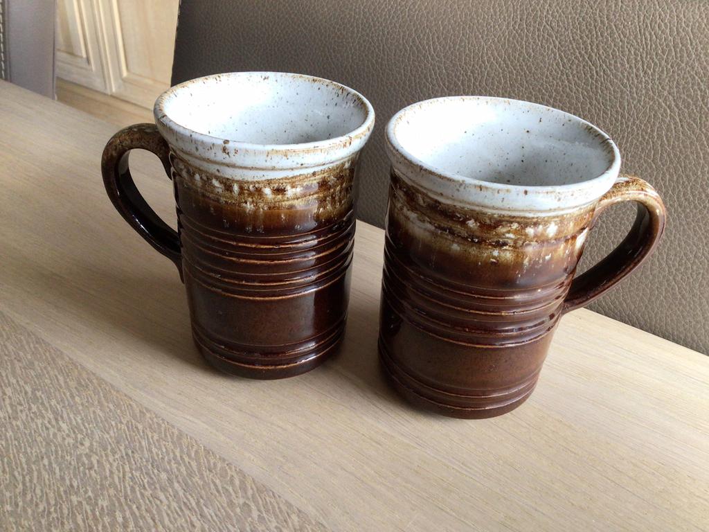 Vintage koffiebekers Ashdale, 2 stuks, Ophalen of Verzenden