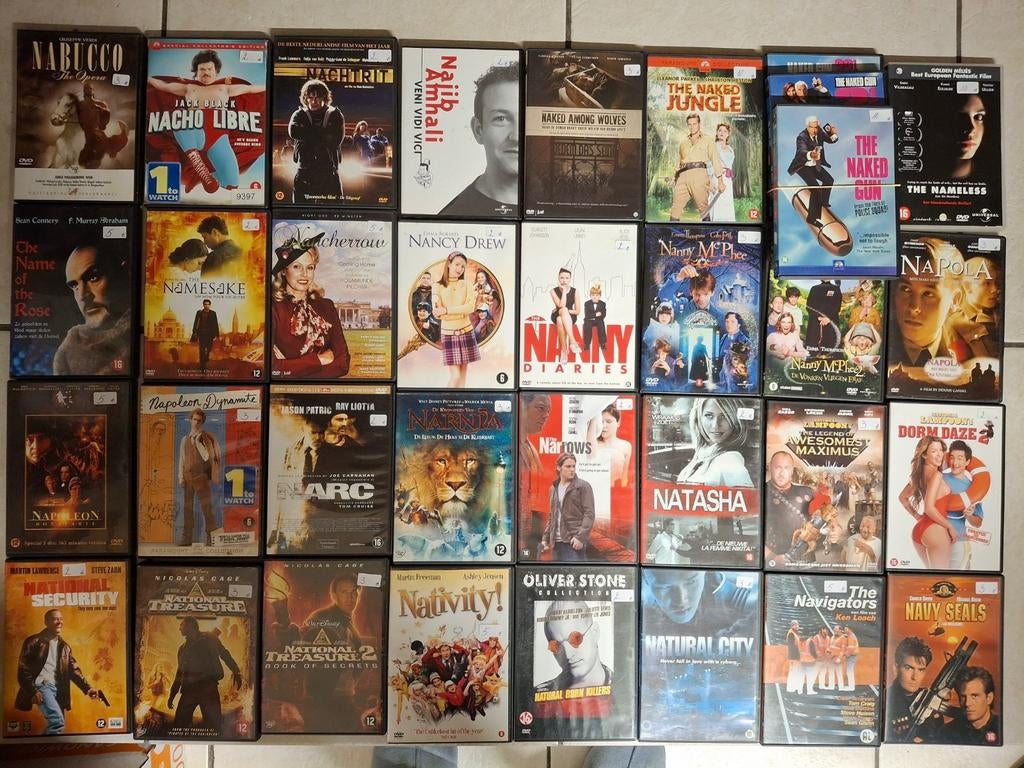 N dvd's aan verschillende prijzen, Cd's en Dvd's, Ophalen of Verzenden