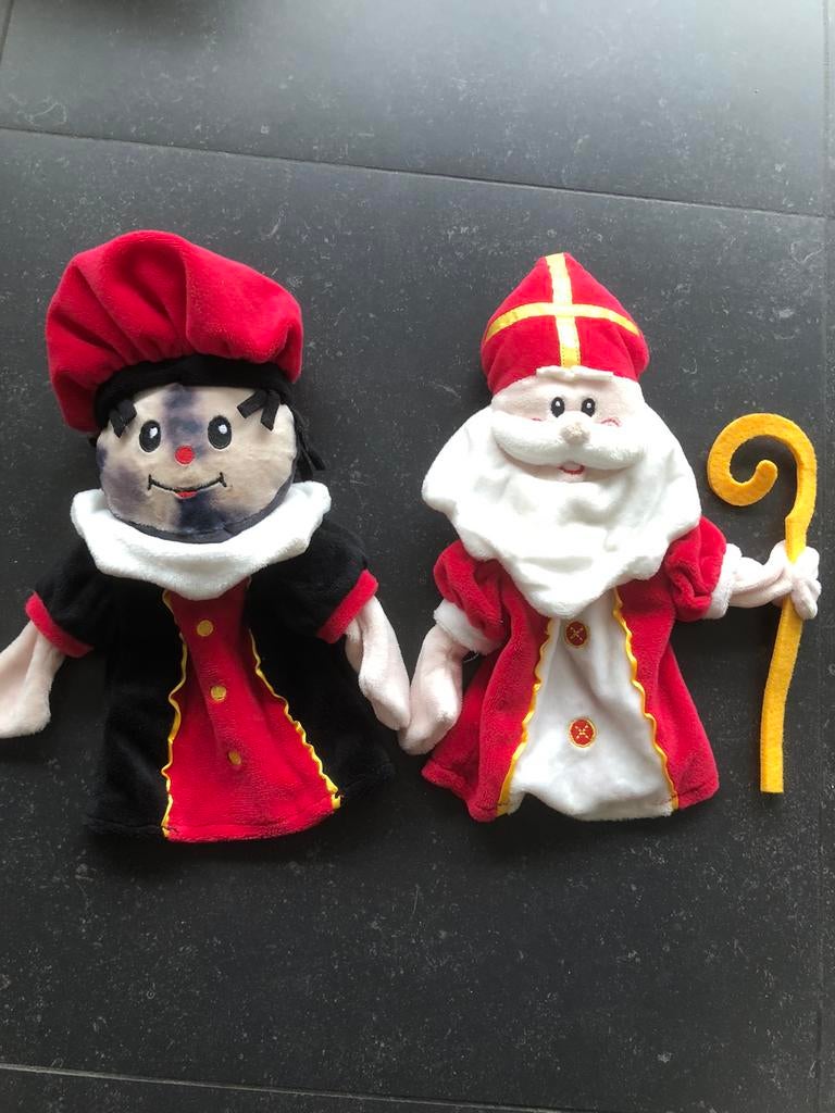 Handpoppen Sint en Piet, Ophalen, Zo goed als nieuw
