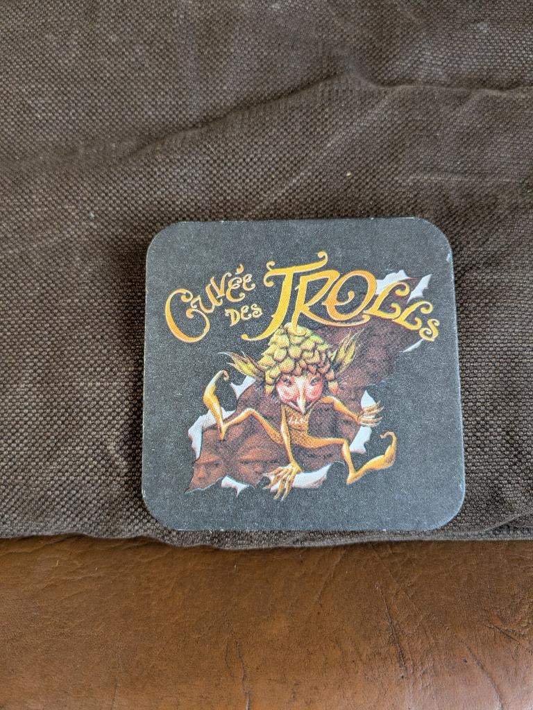 Cuvée des trolls, Verzamelen, Ophalen of Verzenden, Zo goed als nieuw, Viltje(s)