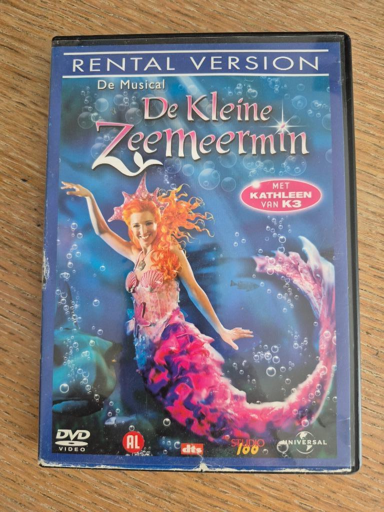Dvd De Kleine Zeemeermin musical (met K3 lid), Alle leeftijden, Ophalen of Verzenden, Gebruikt