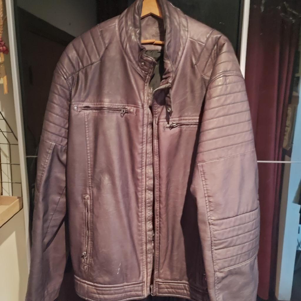 Manteau marron C&A Simili-Cuir 3XL, Vêtements | Hommes, Enlèvement ou Envoi, Brun, Autres tailles, Comme neuf