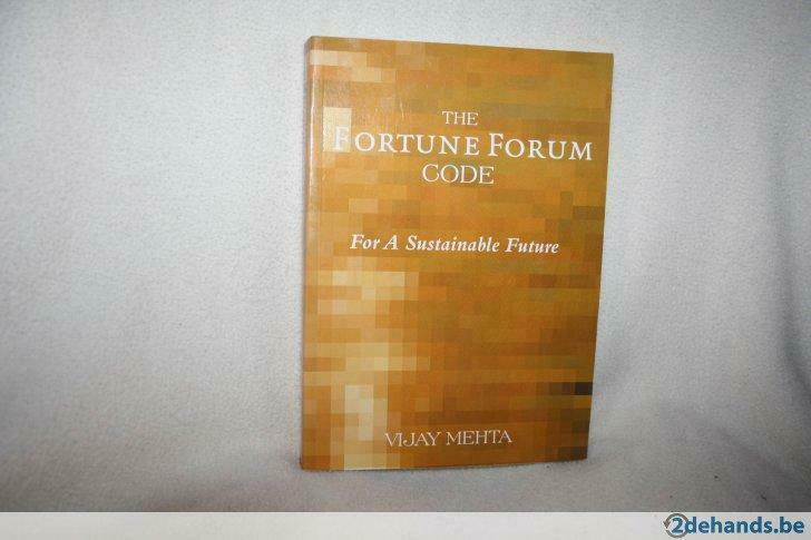 The Fortune Forum Code for a sustainable future  Vijay Mehta, Boeken, Taal | Engels, Gelezen, Ophalen of Verzenden