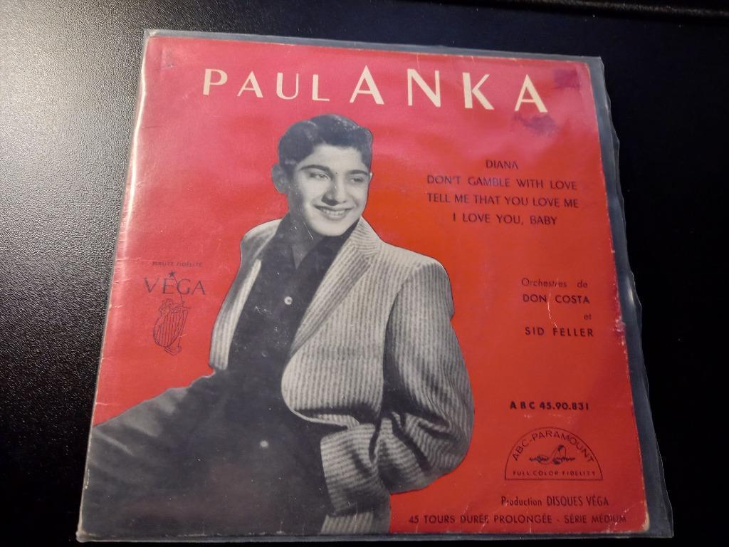 Paul Anka – Diana ' 7 Ep 1957, Ophalen of Verzenden, Gebruikt, Pop