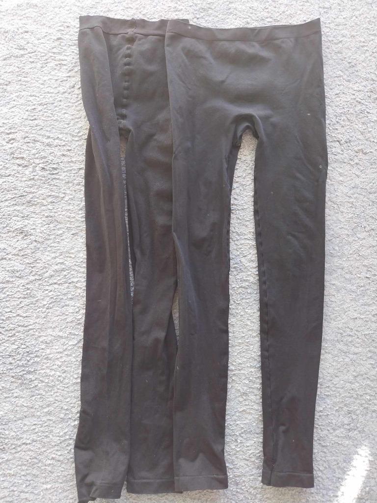 Deux leggings noirs, Legging, Enlèvement ou Envoi, Taille 36/38 (S), Porté