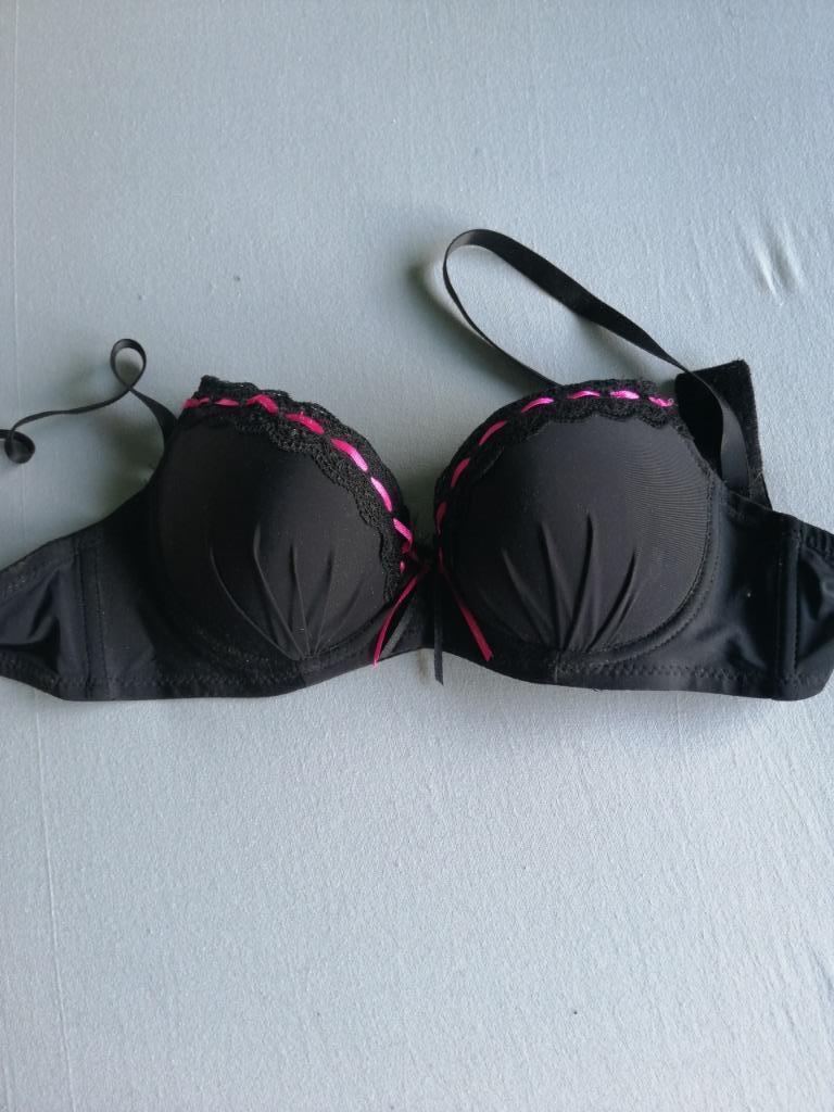 bh zwart 75B, Enlèvement ou Envoi, Noir, Soutien-gorge