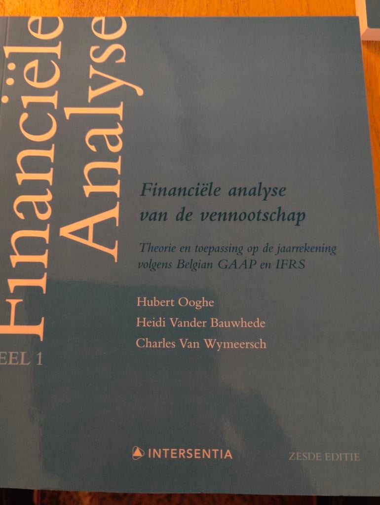 Financiële analyse van de vennootschap (zesde editie) (2 del, Enlèvement ou Envoi, Hubert Ooghe; Heidi Vander Bauwhede