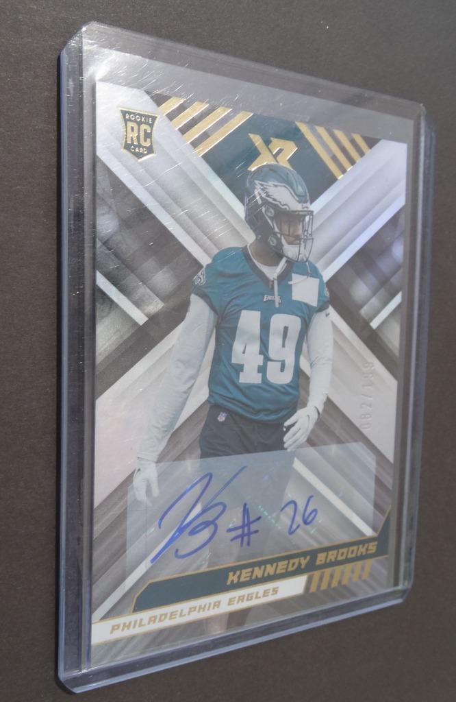 NFL 22 Xr Kennedy Brooks Autograph RC 082/199 card#157, Verzamelen, Verzenden, Zo goed als nieuw, Spelerskaart