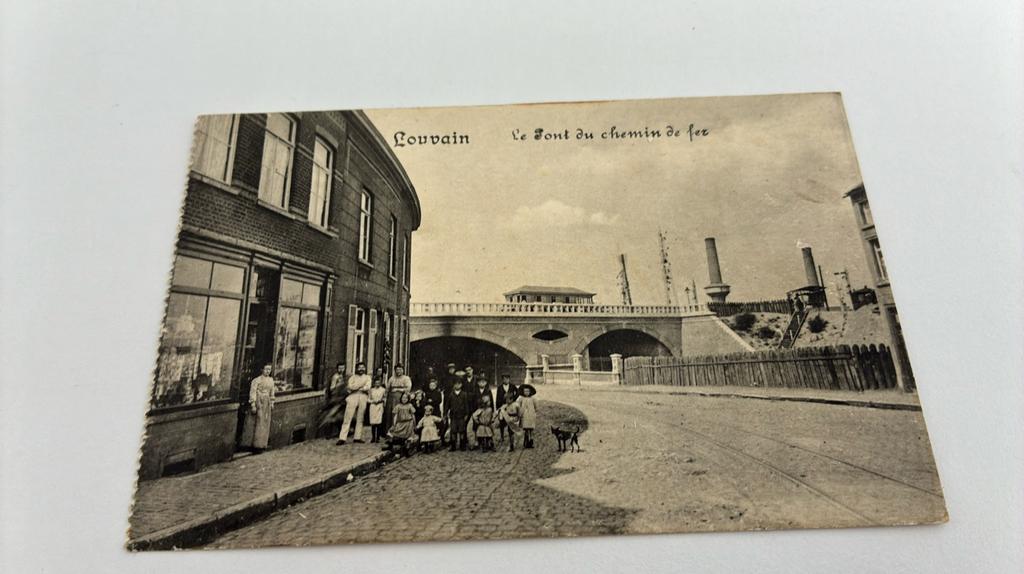 Louvain, le pont du chemin de fer, Envoi