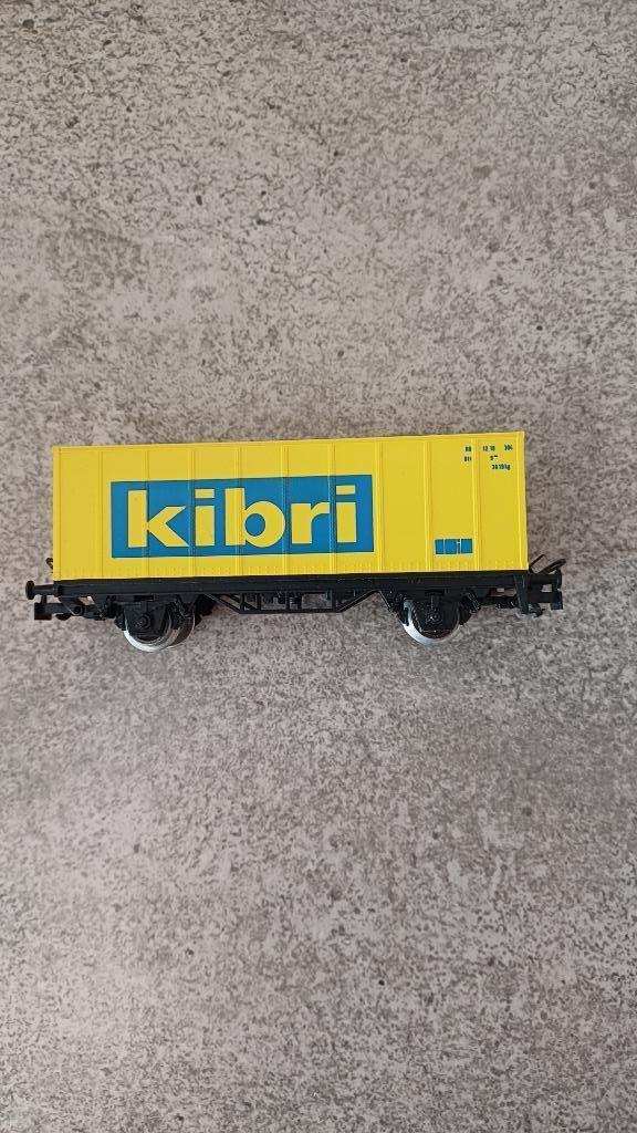 (2H) Marklin HO. Wagon porte-conteneurs "Kibri", Hobby & Loisirs créatifs, Neuf, Enlèvement ou Envoi, Courant alternatif, Wagon
