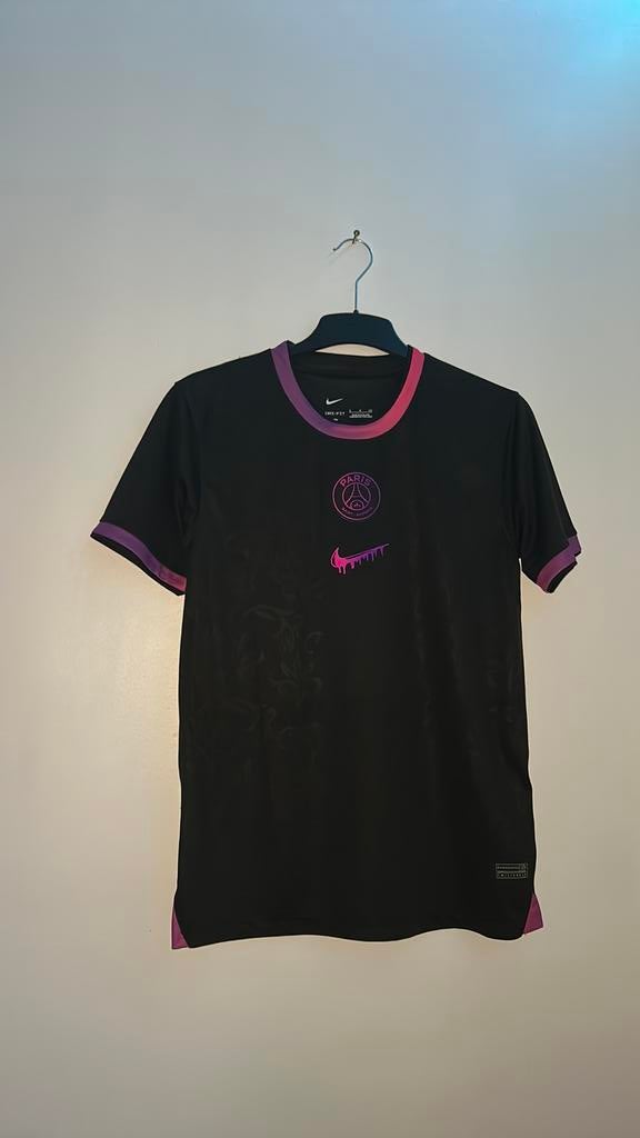PSG T-shirt, Ophalen of Verzenden, Zo goed als nieuw, Maat 46 (S) of kleiner, Zwart