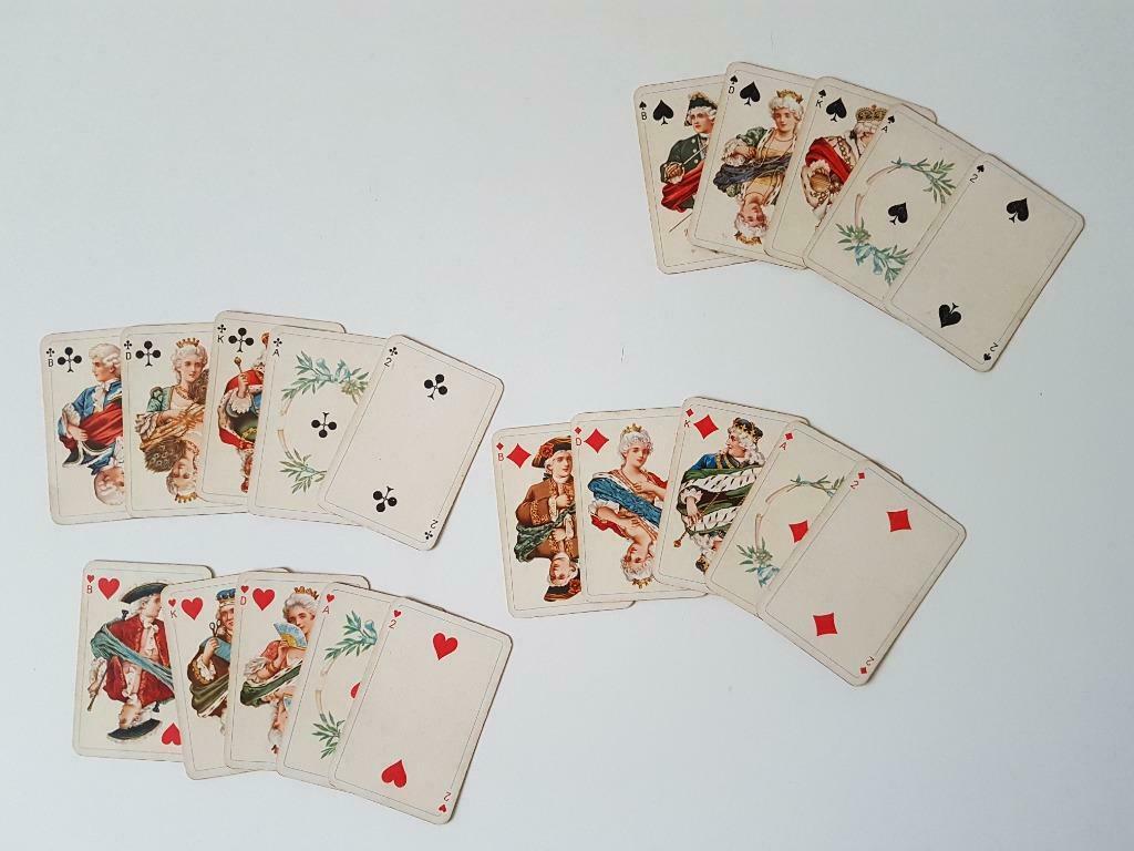 Vintage collector' s set speelkaarten, Ophalen of Verzenden, Gebruikt, Speelkaart(en)