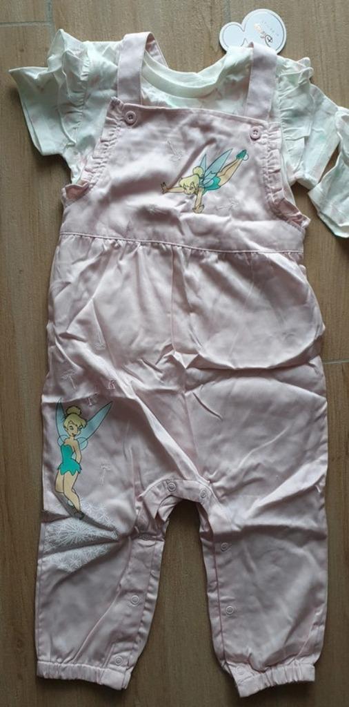 Salopette + tshirt fille 2-3 ans, 92cm, Enlèvement ou Envoi, Fille
