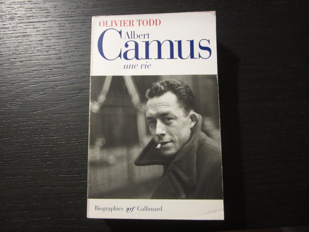 Albert Camus  -Une vie-  Olivier Todd, Enlèvement ou Envoi