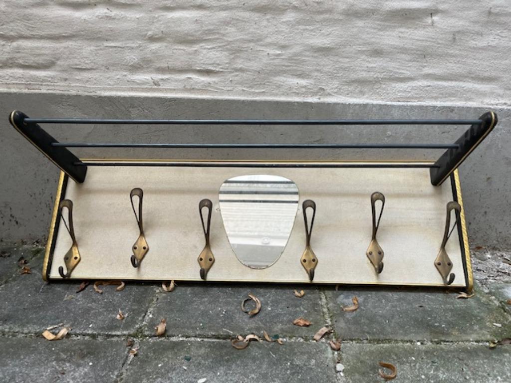 retro wandkapstok midcentury, Ophalen, Gebruikt, Wandkapstok