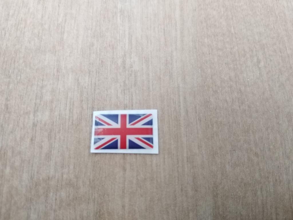 3d Engelse vlag sticker, Ophalen of Verzenden