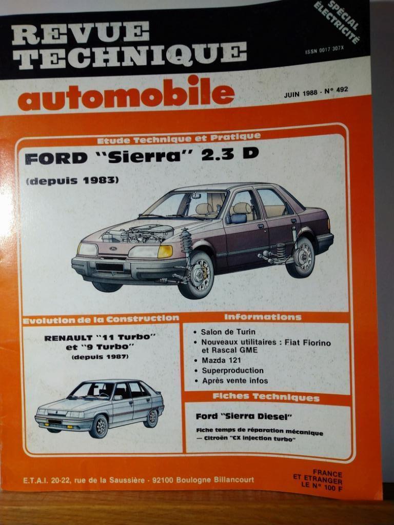 RTA - Ford Sierra - Renault 11 Turbo et 9 Turbo - n 492, Envoi