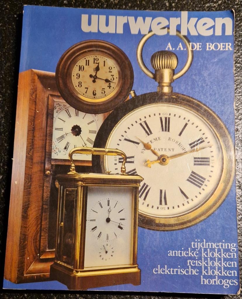 Uurwerken A.A. DE BOER, Ophalen of Verzenden, Zo goed als nieuw, A.A. DE BOER