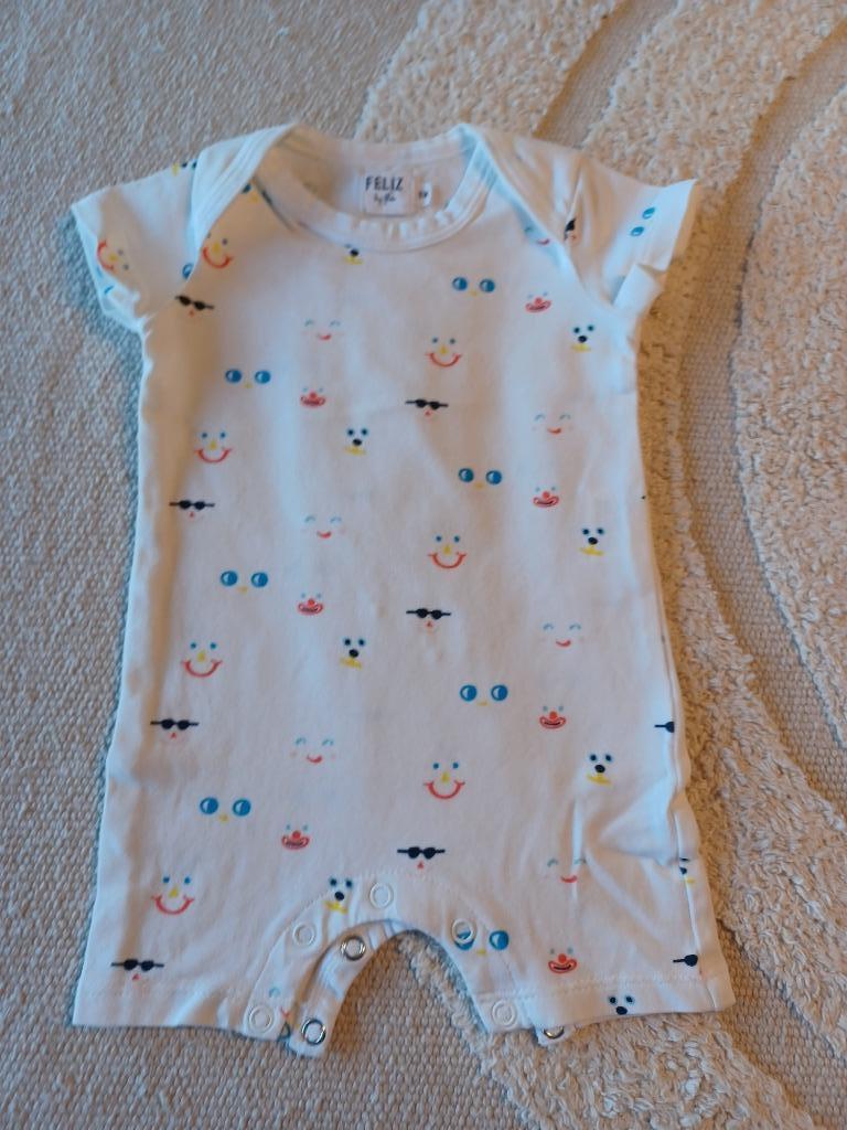 Combishort blanc Feliz de Filou and Friends taille 0 M, Neuf, Enlèvement ou Envoi, Costume, Filou & Friends