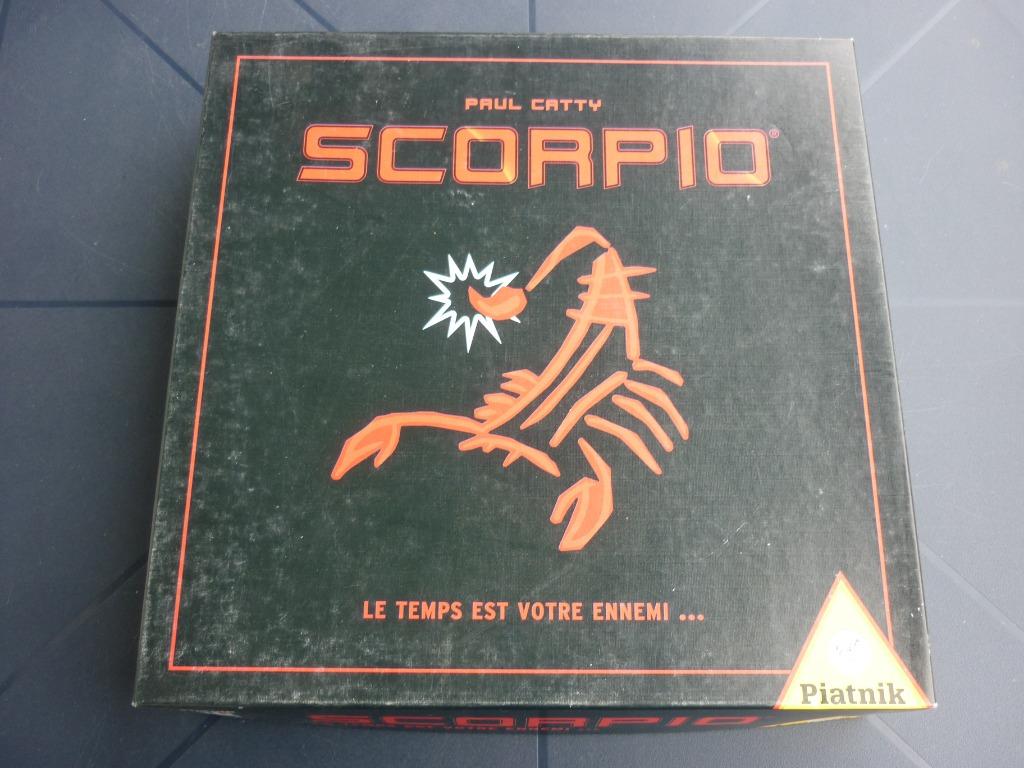 Jeu de société - Scorpio - Piatnik, Hobby en Vrije tijd, Gezelschapsspellen | Bordspellen, Zo goed als nieuw, Een of twee spelers