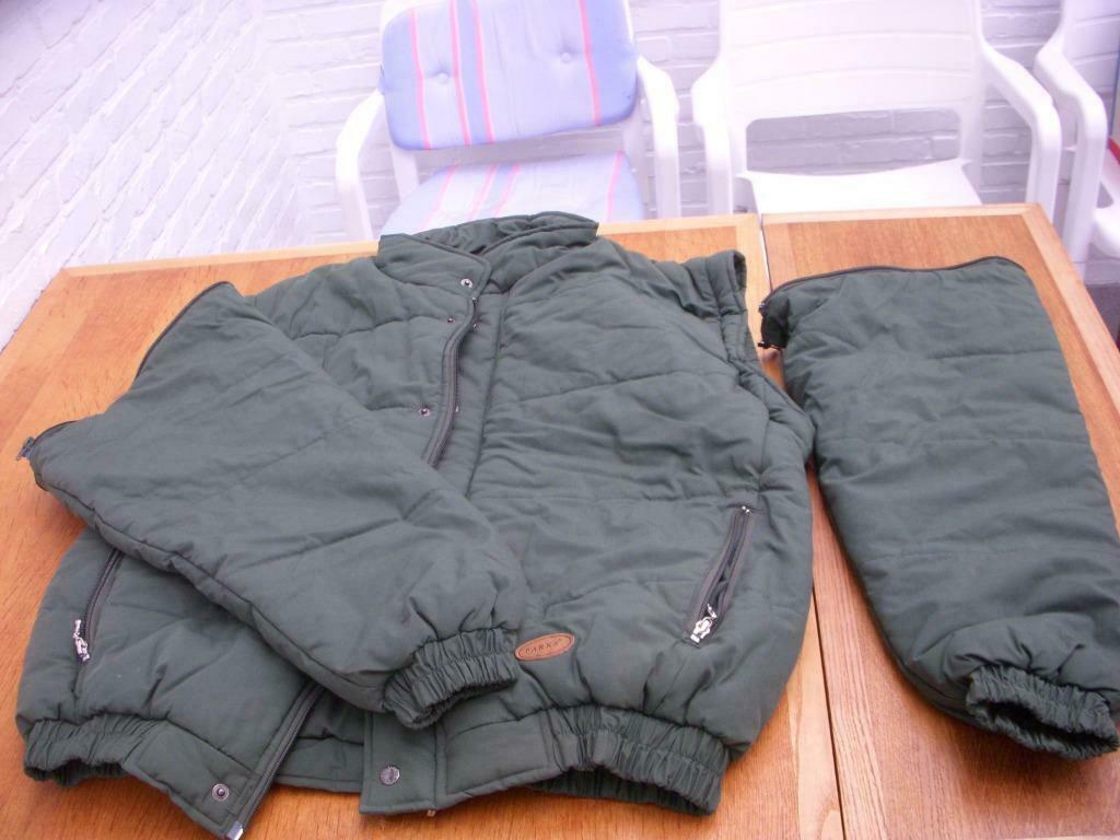 warme gecapitonneerde groene jas, Kleding | Dames, Parks, Ophalen of Verzenden, Zo goed als nieuw, Maat 38/40 (M)