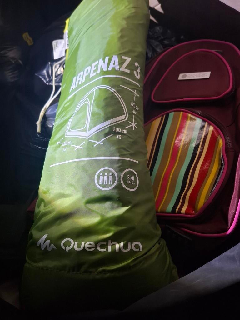 Tante de camping Arpenaz 3, plus 3 sacs de couchages, Enlèvement ou Envoi