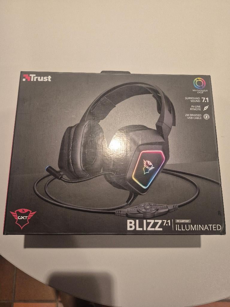 Casque de jeu TK Trust Blizz 7.1, Neuf, Enlèvement ou Envoi, Casque gamer, On-ear