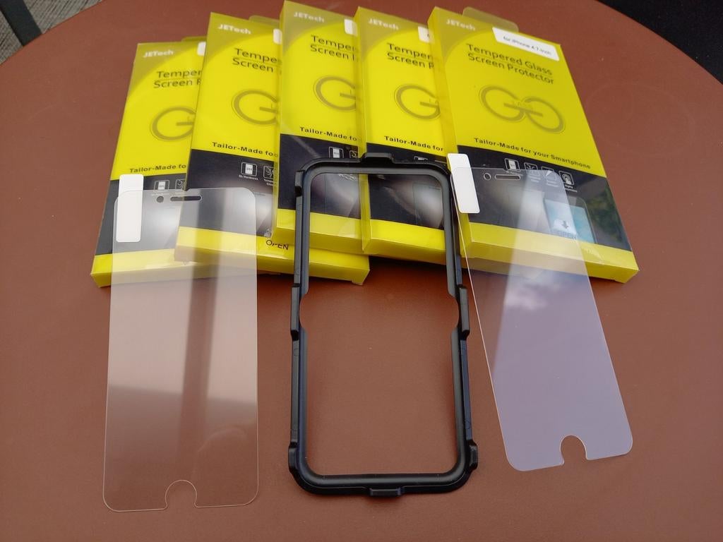 VIJF IPHONE 7 EN 8 SCHERMBESCHERMERS € 8 PER, Telecommunicatie, Mobiele telefoons | Apple iPhone, Ophalen of Verzenden, Nieuw