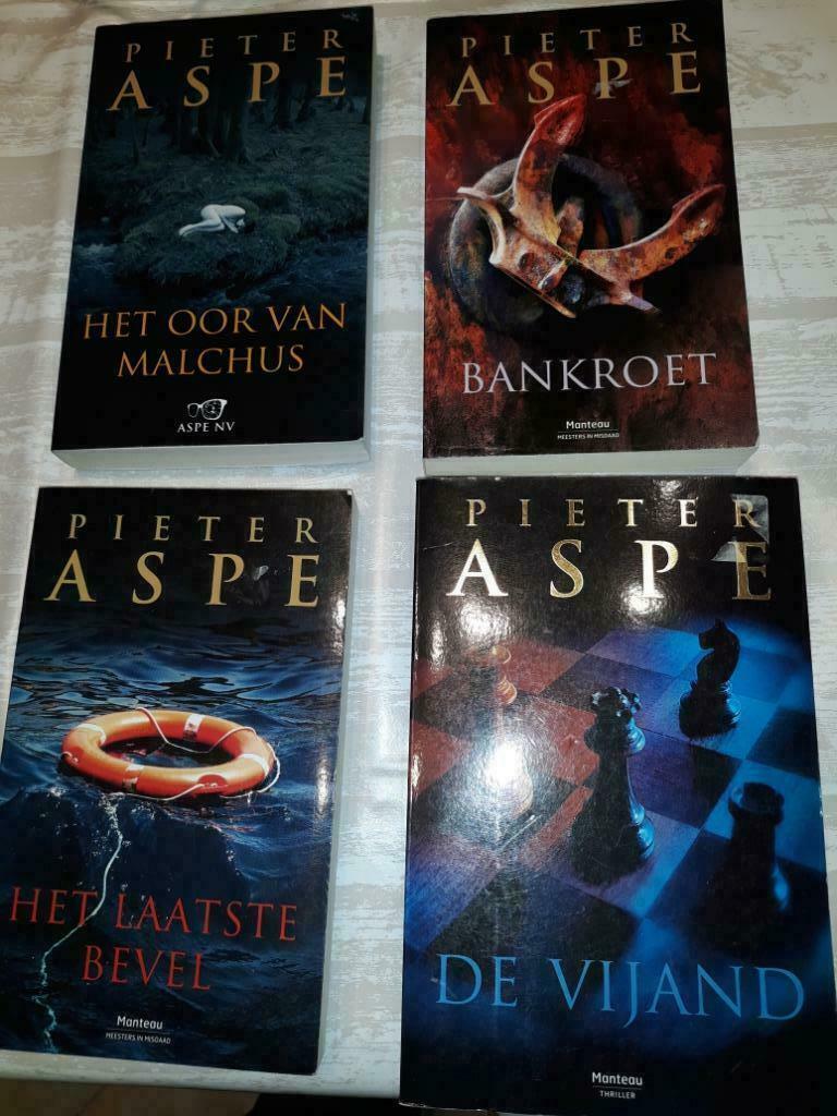 2 boeken van Pieter Aspe, Ophalen of Verzenden