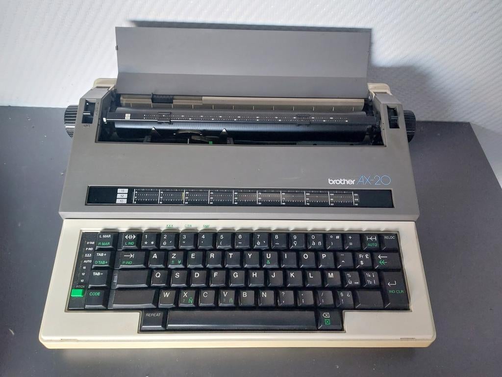 Electronische schrijfmachine brother, Ophalen