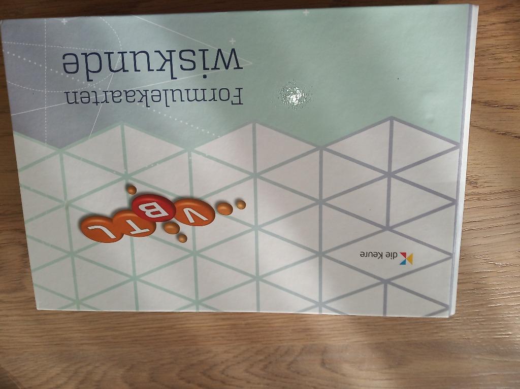 Formule kaarten wiskunde (nieuw), Boeken, Die Keure, ASO, Wiskunde A, Nieuw