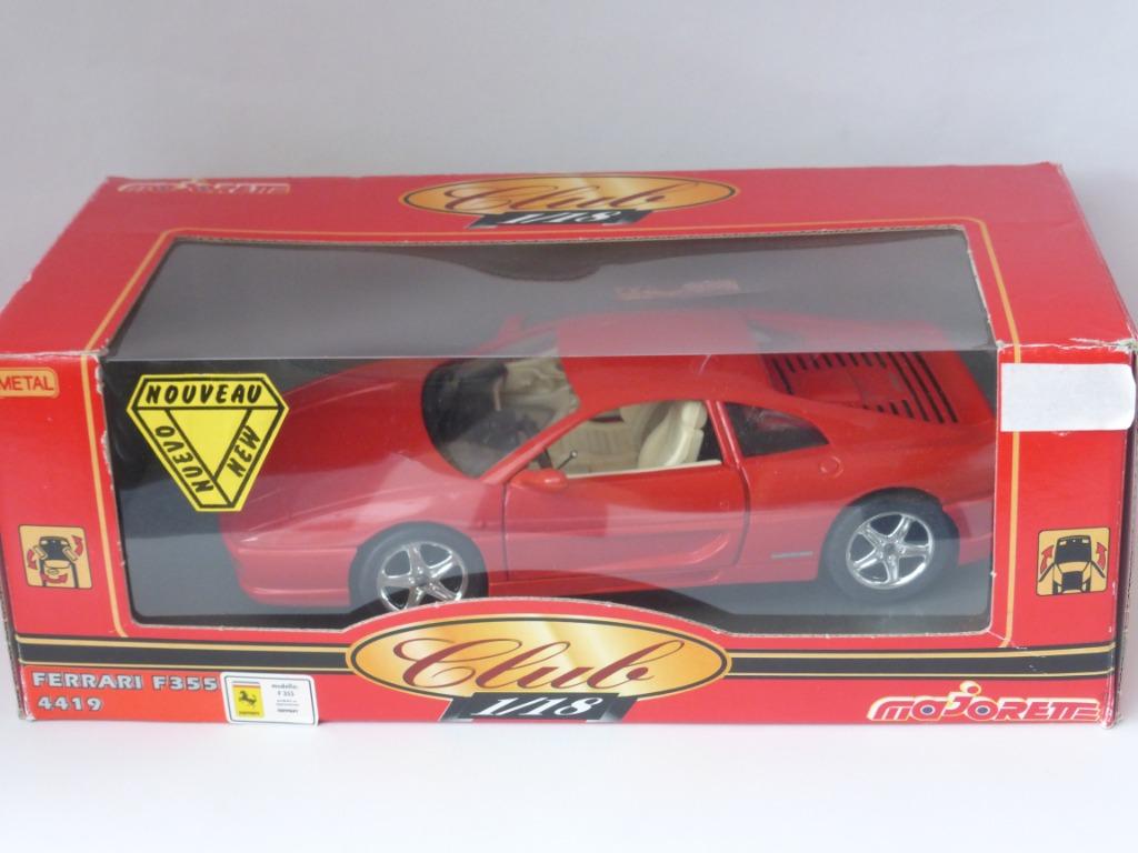 Ferrari F355 van Majorette 1/18, Enlèvement, Comme neuf, Voiture, Autres marques