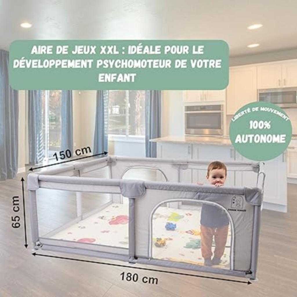 Coffret Baby Park XXL pour enfants - LIVRAISON RAPIDE ET GR, Neuf, -, -, BAMBIN NOMADE