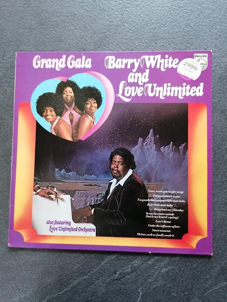 Barry White And Love Unlimited Grand Gale, Cd's en Dvd's, Ophalen of Verzenden, Gebruikt, 12 inch