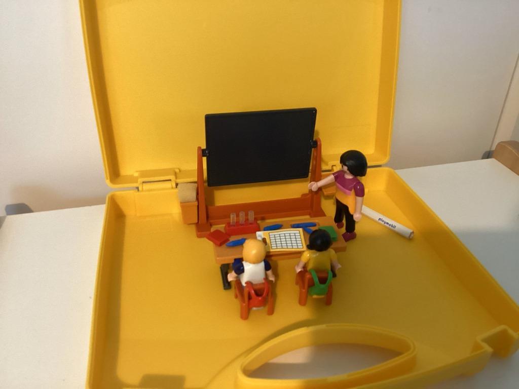 Playmobil school in draagkoffer 5971, Ophalen, Gebruikt, Complete set