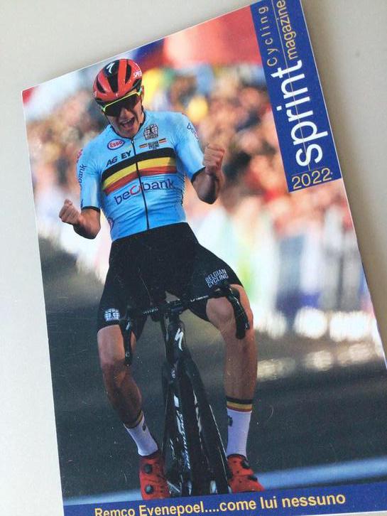 Wielerkaart 2022 wk team belgie remco evenepoel, Envoi