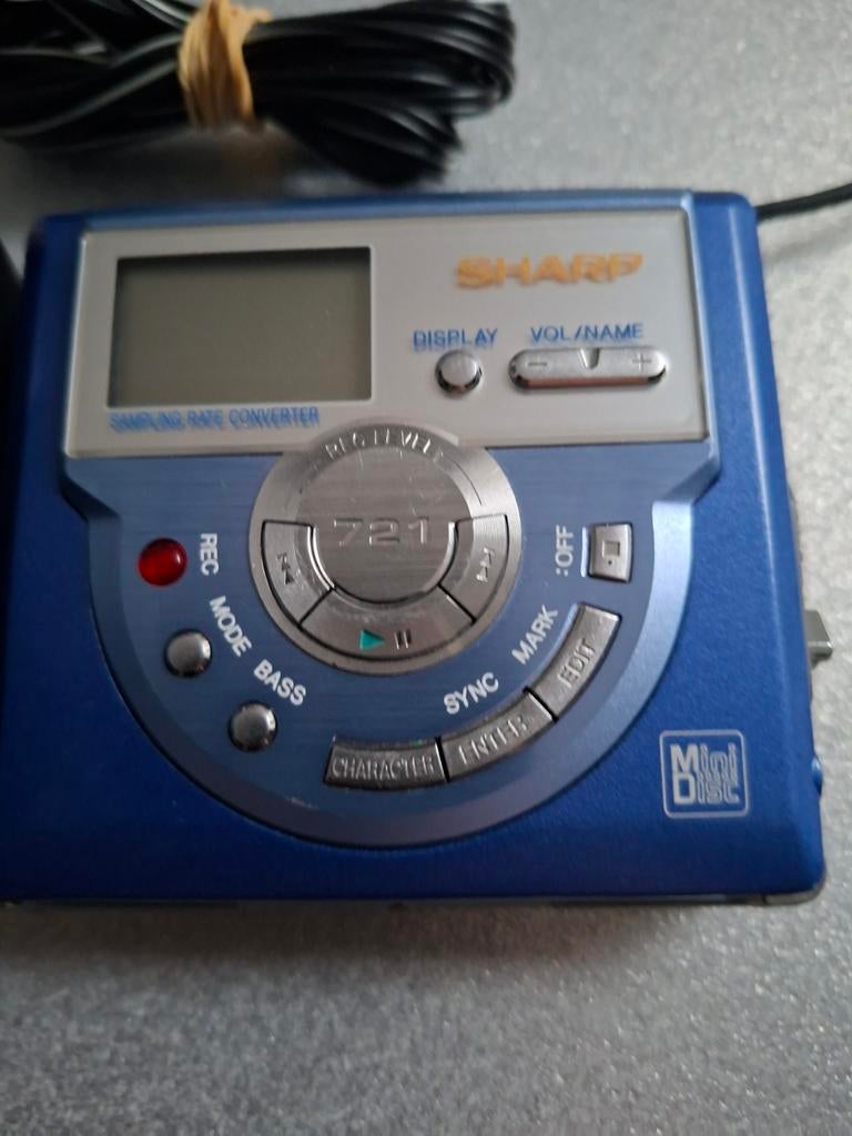 a vendre lecteur minidisc sharp 721, Enlèvement ou Envoi, Lecteur MiniDisc