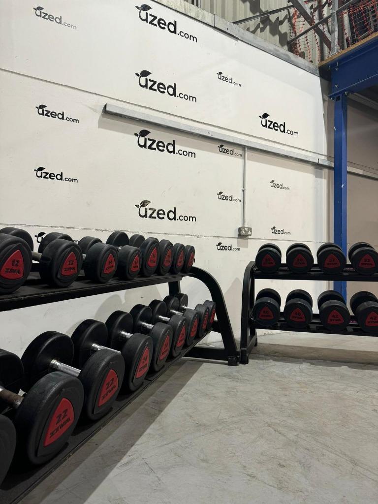 Lot d’haltères Ziva de 10 à 40 KG, Sport en Fitness, Ophalen of Verzenden, Gebruikt, Armen, Halterset