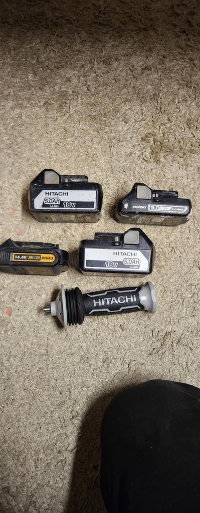 Batries Hitachi et dewalt en parfaite état, Ophalen of Verzenden, Zo goed als nieuw
