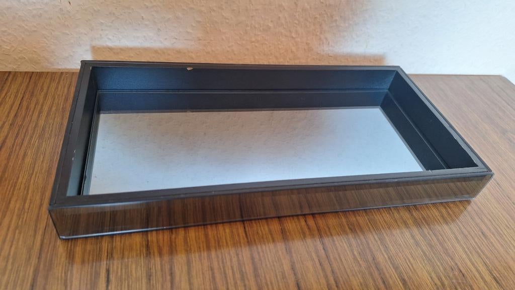 Juwelen of sieraden schotel met spiegel glas, Ophalen of Verzenden, Rechthoekig, Minder dan 50 cm, Minder dan 100 cm