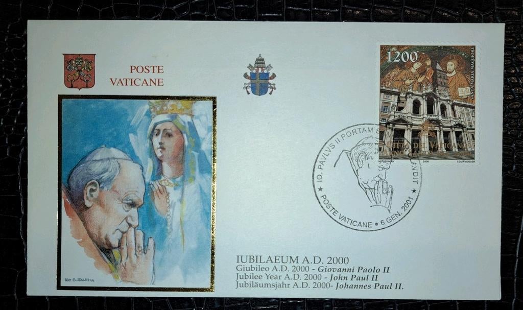 À vendre : FDC v/h Vatican Jubilee A.D 2000, Timbres & Monnaies, Lettres & Enveloppes | Étranger, Enlèvement ou Envoi