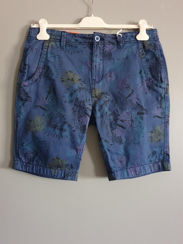 Nieuwe short voor heren van Haze & Finn maat 31, Enlèvement ou Envoi, Neuf, Bleu, Haze & Finn
