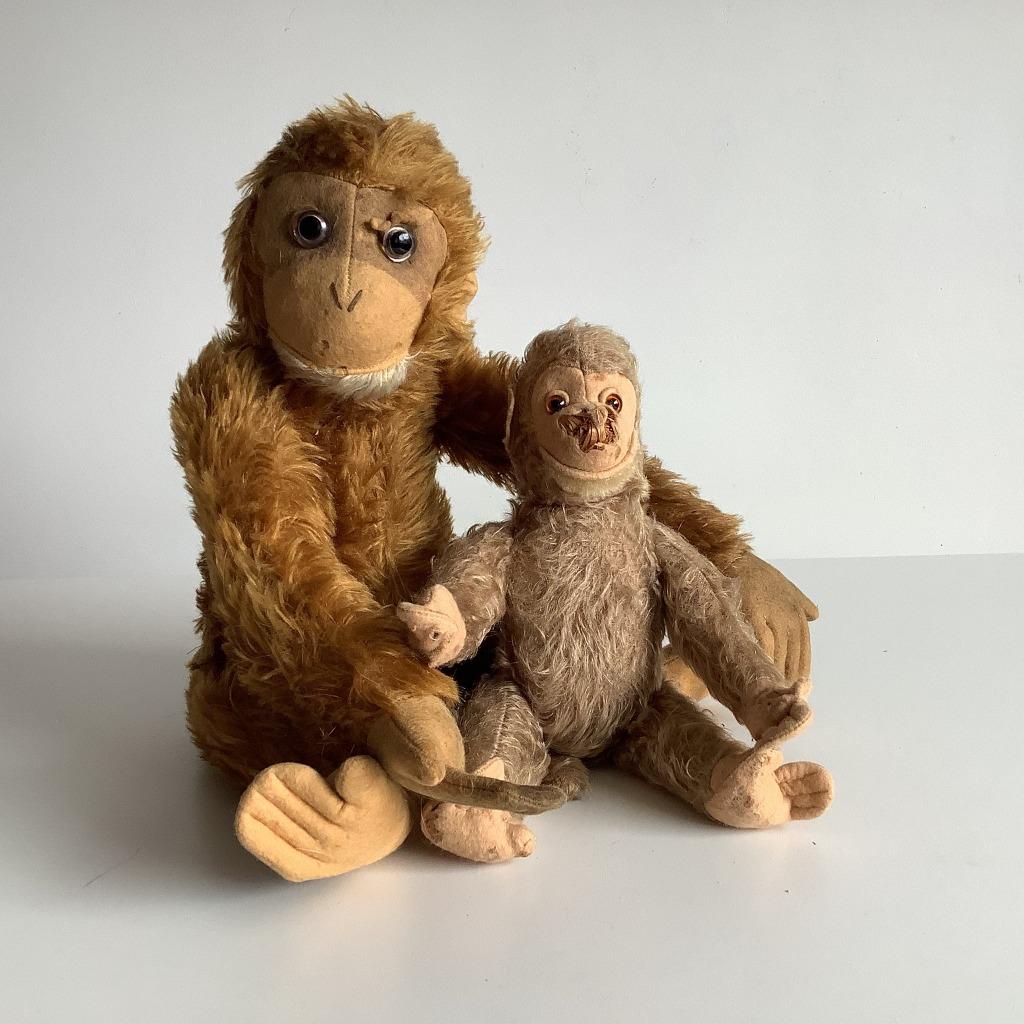 2 vintage aapjes, Ophalen of Verzenden