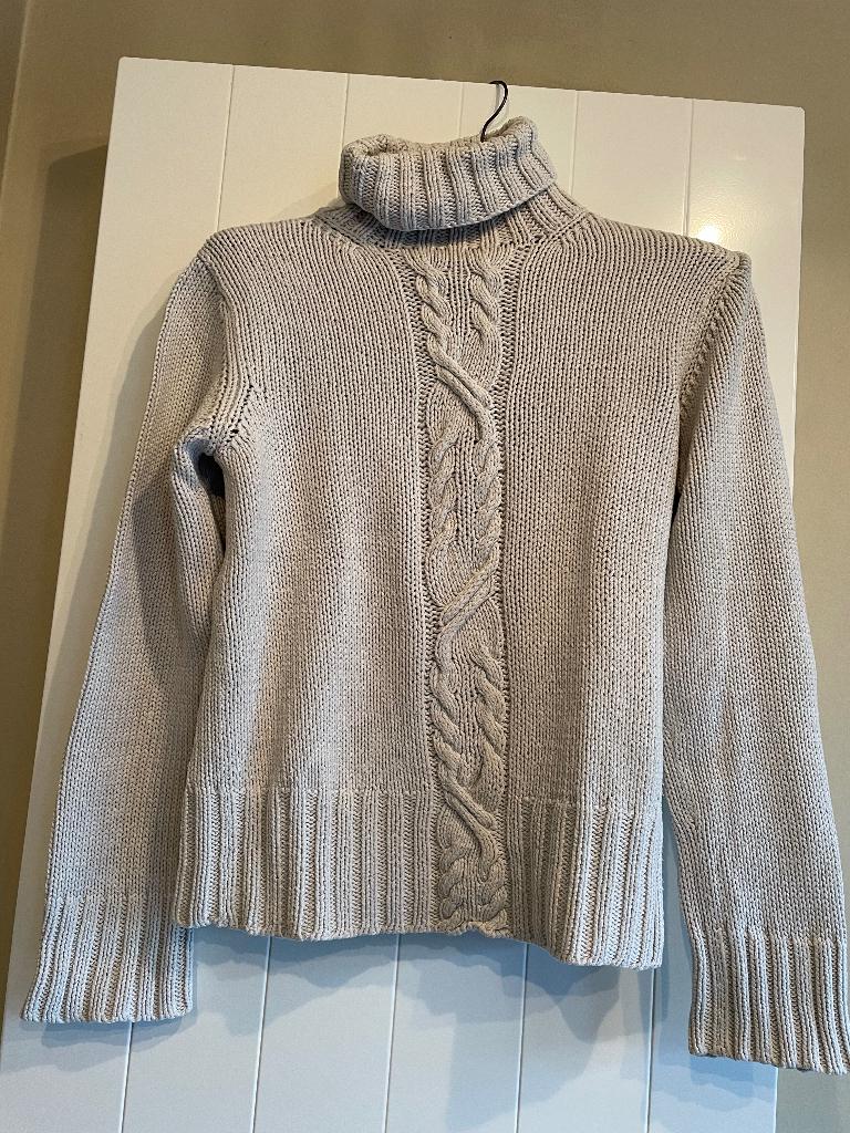 Mer du Nord, Mooie coltrui, dikke katoenen pull met hoge col, Mer du Nord, Enlèvement ou Envoi, Taille 38/40 (M), Bleu