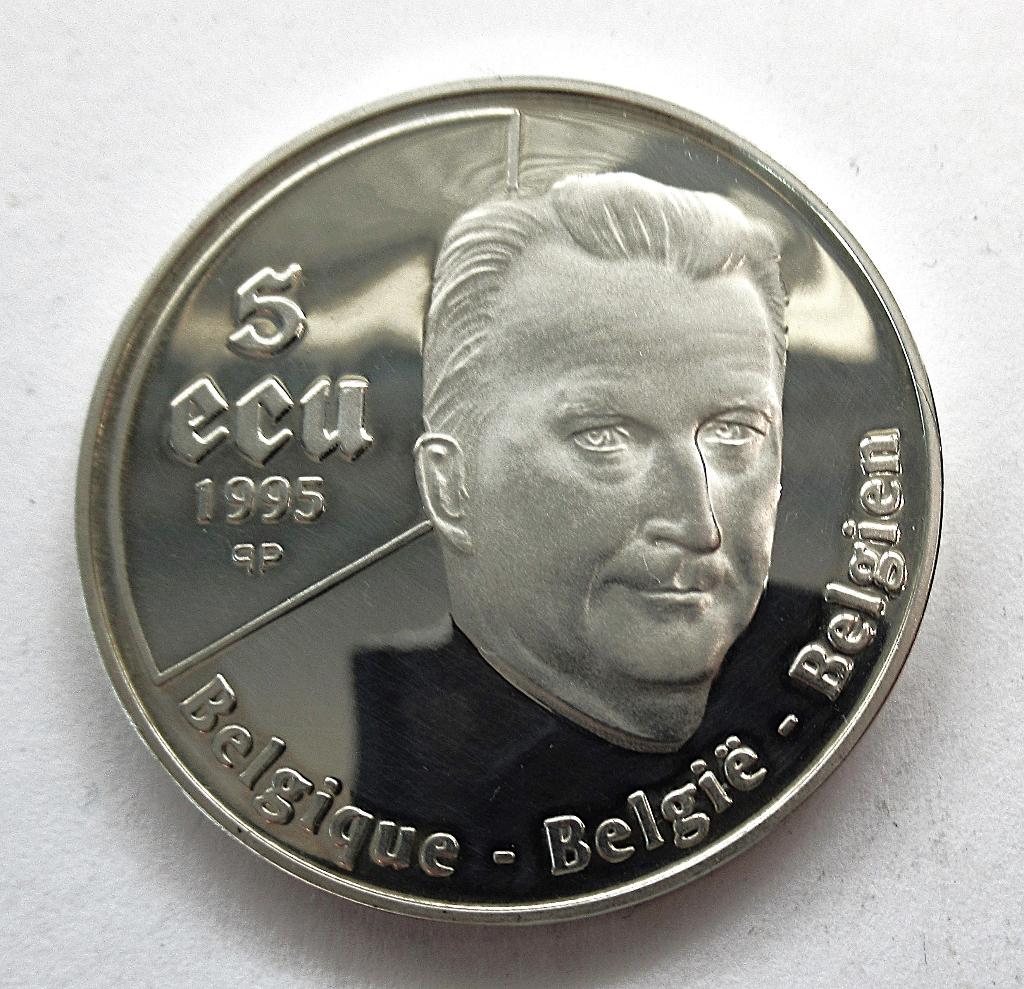 Belgium 5 ecu 1998 Human Rights Declaration, Postzegels en Munten, Ophalen of Verzenden, België, Zilver