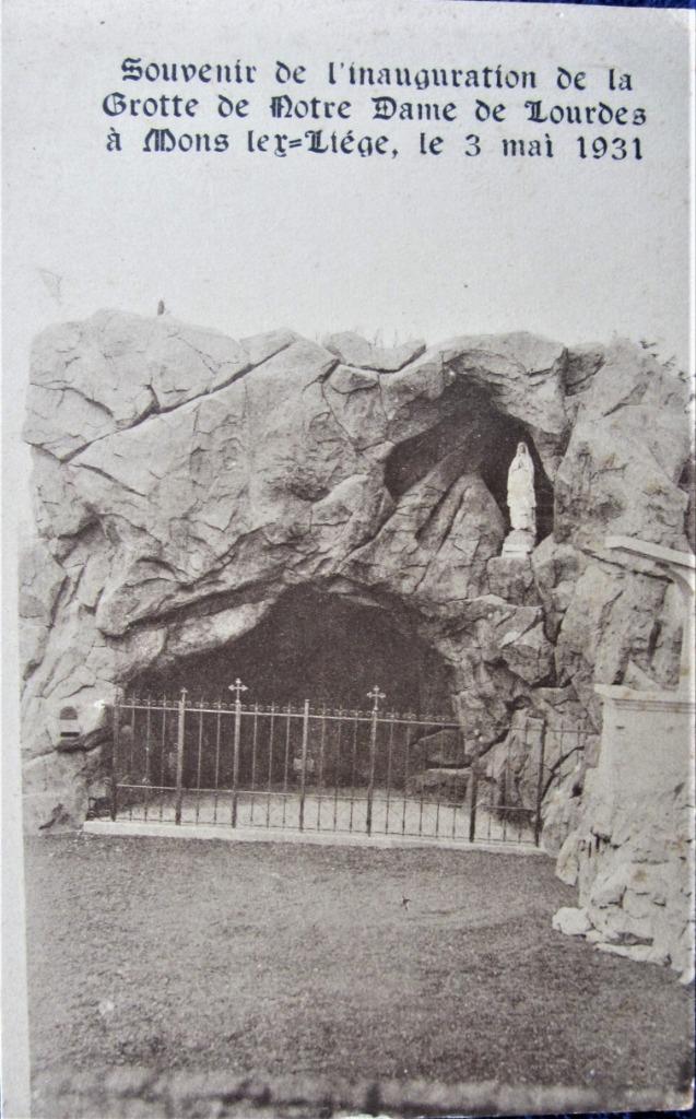 POSTKAARTEN- DE GROT VAN LOURDES (1931), Verzamelen, Ophalen of Verzenden, 1920 tot 1940, Ongelopen, Frankrijk