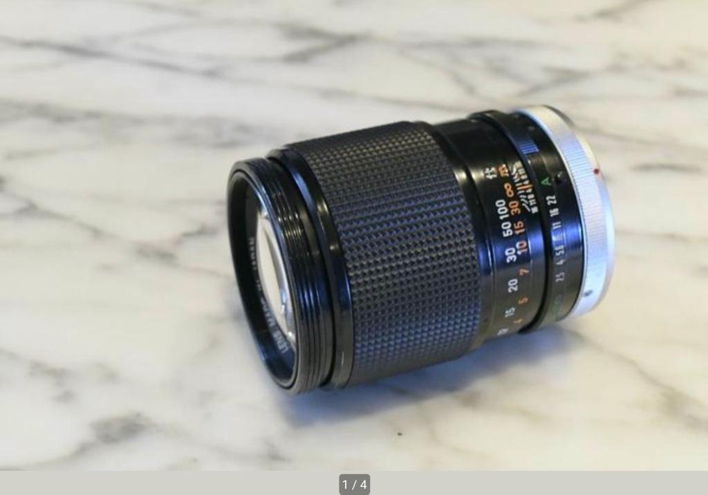 Canon 135 mm f/2,5 FD SC n 189045, Enlèvement ou Envoi, 1960 à 1980, Lentille ou Lentilles