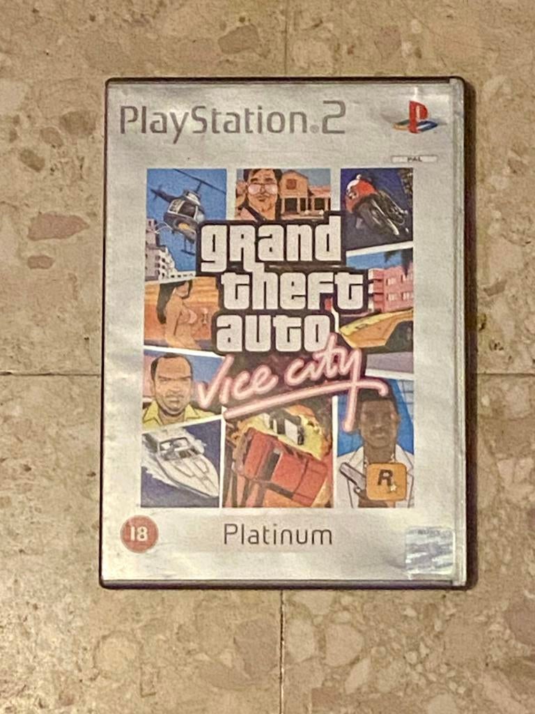 PS2 game GTA Vice City, Games en Spelcomputers, Avontuur en Actie, Gebruikt, Vanaf 18 jaar, 1 speler