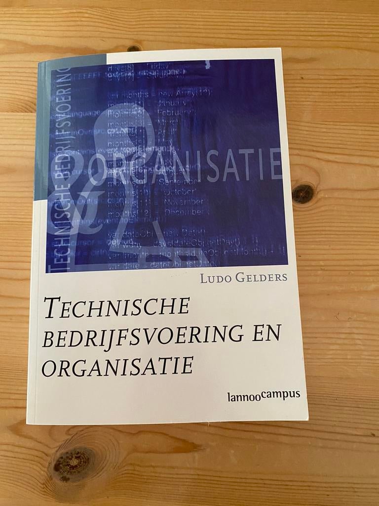 Ludo Gelders - Technische bedrijfsvoering en organisatie, Ludo Gelders, Enlèvement, Enseignement supérieur, Comme neuf
